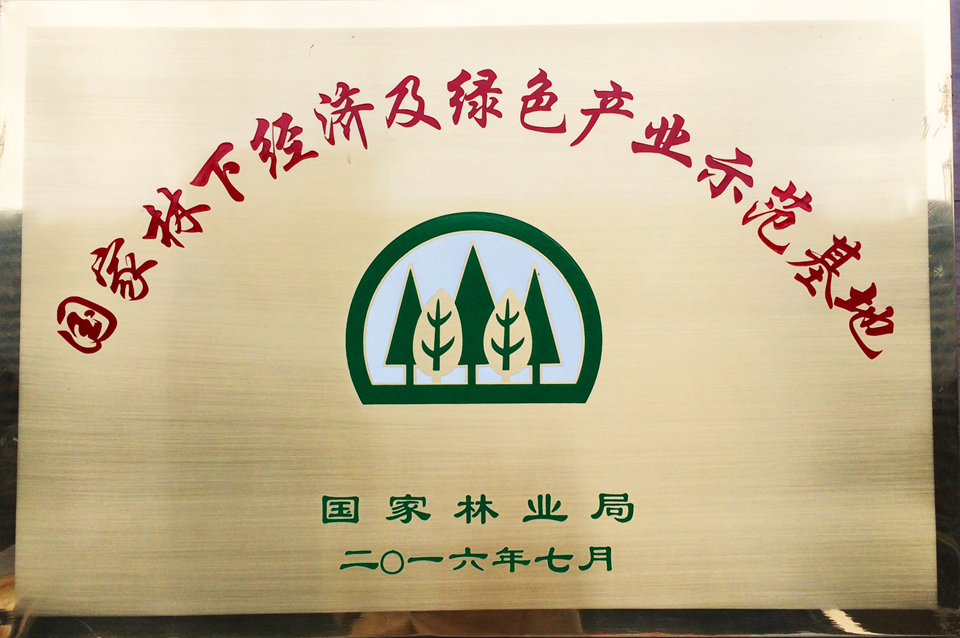 國(guó)家林下經(jīng)濟(jì)及綠色產(chǎn)業(yè)示范基地